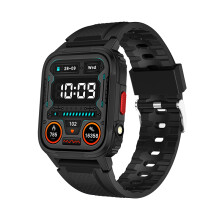 Montre intelligente d'extérieur - RNCYN - LW9B - 1.96 pouces - Sports Tracker - Capteur de fréquence cardiaque