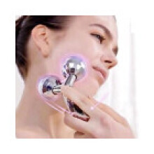 3d Roller 360 Rotate Silver Thin Face Full Body Shape Lifting Wrinkle Remover Facial Massage Tool