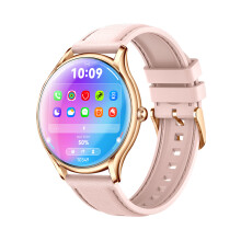 Montre intelligente pour femmes - RNCYN - QS36 - Écran AMOLED 1.43'' - Moniteur de fréquence cardiaque - Appel BT