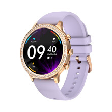 Montre intelligente pour femmes - RNCYN - Écran 1.32 pouces - Appels Bluetooth - Surveillance fréquence cardiaque