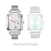 Montre intelligente de luxe pour femmes - RNCYN - Diamants - Écran AMOLED 1.59 pouces - Appel BT