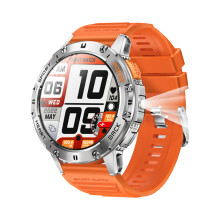 Montre intelligente extérieure - RNCYN - K65 - Écran AMOLED 1.43 pouces - Lampe de poche LED - Étanche - Appel Bluetooth