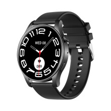 Montre intelligente sport - RNCYN - AMOLED 1.43 pouces - Tracker fitness - Appel BT - KM58 - Alliage + silicone