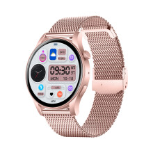Montre intelligente sport - RNCYN - AMOLED 1.43 pouces - Tracker fitness - Appel BT - KM58 - Alliage et silicone