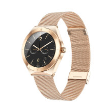 Montre intelligente pour femmes - RNCYN - Écran AMOLED 1.19 pouces - Appel BT - Fréquence cardiaque - Oxygène sanguin