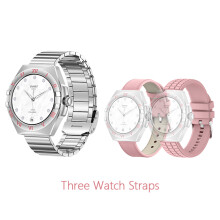 Montre intelligente pour femmes - RNCYN - LG80 - 1.27 pouces - Moniteur de santé - Cardiofréquencemètre - Appel BT