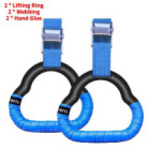 (Blue) Rings Gymnastics Children Strength Training Office Fitness Body Full Activity