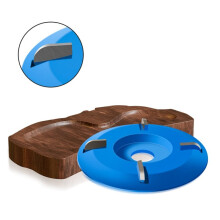 Wood Carving Disc, 4 Teeth Carbide Steel Woodworking Tool 90mm for 16mm Angle Grinder - High Cutting Efficiency,
