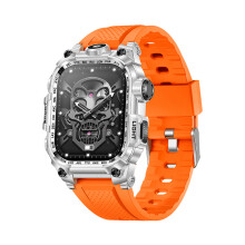 Montre intelligente étanche - RNCYN - I121 - 2.01 pouces - 650mAh - Boîtier en alliage + silicone - Appels BT