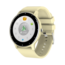 Montre intelligente unisexe - RNCYN - ZL02C Pro - Suivi de la fréquence cardiaque - Appel BT - Écran rond 1,28 pouces