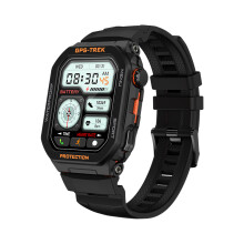 Montre intelligente sport GPS - RNCYN - Écran HD 1.75" - Noir - Étanche IP68 - Support Alexa - Batterie 380 mAh