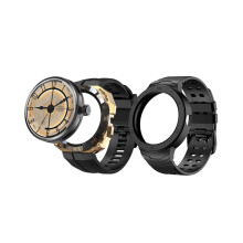 Montre intelligente sport étanche - RNCYN - E25 - 1.43 pouces - NFC - Musique - Android 4.4 et supérieur