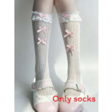 (Pink) Cute Legwear Lolita With Silklike Fabric And Friction For Women Protection