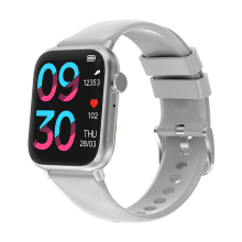 Montre intelligente pour hommes - RNCYN - G89 Pro - Gris - Fréquence cardiaque - Oxygène du sang - Pression artérielle