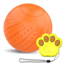 Phoesky Smart Dog Loptička - Skákacia - Interaktívna - Elektronická - Vibračná - 60 mm - Oranžová
