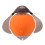 Interactive cat toy - Phoesky - Bouncy ball - Refillable - Silicone + Plastic - Orange 1