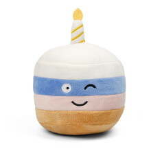 Pluche hondenspeeltje - Phoesky - Verjaardagstaart - Piepend - Veilig - Schattig - Zacht - Het beste cadeau