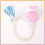 Interactive Pet Toy - Phoesky - Dragonfly Tail - Silicone - PC - Automatic Play - Pink - 32x5 cm 1