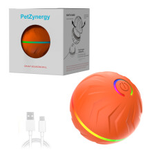 Skákacia loptička pre domáce zvieratá - Phoesky - 66 mm - Dlhotrvajúce svetlo - Náhodné odrážanie - Inteligentná hračka