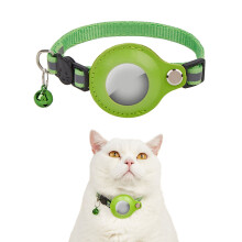 Collier pour chat - Phoesky - Localisateur anti-perte - Nylon - Vert - 33x1 cm - Pour chat et chiot