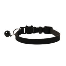 Collier de dressage pour chien - Phoesky - PU - 1.0x20~28 cm - Noir - Petite cloche - Style moderne