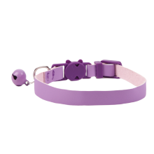 Collier de dressage pour chien - Phoesky - PU - 1.0x20~28 cm - Pourpre - Petite cloche - Style moderne