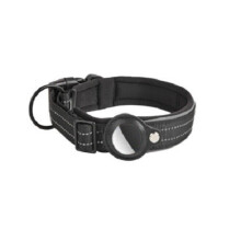 Phoesky Pet Locator Collar - Anti-loss - Padded - Metal Buckle - Adjustable - Nylon - Black