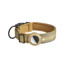 Phoesky Dog Locator Collar - Anti-loss - Padded - Metal Buckle - Adjustable - Khaki - XL - Nylon