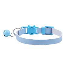 Collier de dressage pour chien - Phoesky - PU - 1.0x20~28 cm - Blanc - Cloche intégrée - Style moderne