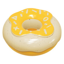 Interaktívna hračka pre psa - Phoesky - Donut - Piskľavá - Žltá - 12,4 x 6,3 cm - TPR