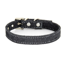 Collier en cuir pour animaux - Phoesky - Style cowboy - Personnalisé - Motif animal - Cloche - Noir - Moyen - 1.5x35 cm