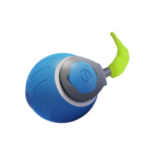 Interaktívna silikónová hračka pre domáce zvieratá Phoesky Smart Speedy Tail 2.0 - elektrická - moderný športový štýl - modrá