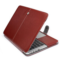 Leren hoes voor 13-inch MacBook - RNCYN - PU-leer - Compatibel met 13-inch MacBook Pro