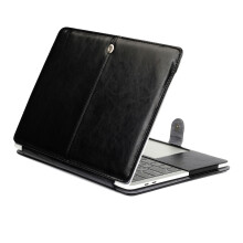 Beschermhoes voor MacBook Pro 13" - RNCYN - PU-leer - Compatibel met MacBook Pro 13" 2016 - Harde hoes