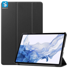 Hoesje voor Samsung Galaxy Tab S8 tablet - RNCYN - Ultradun - PU-leer - 3-voudig - Compatibel met Samsung Galaxy Tab S8