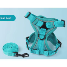 Colete para animais de estimação - Phoesky - Fivelas refletoras - Respirável - Poliéster - Verde - Tamanho G
