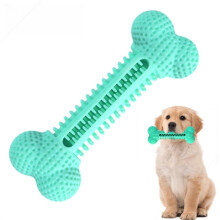 Kauwspeeltje voor honden - Phoesky - Golfvorm - Duurzaam TPR - Lichtgroen - 15 x 5,8 cm - Bijtbestendig