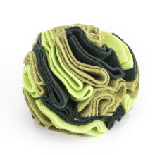 Interaktives Hundespielzeug - Phoesky - Schnüffelball-Puzzle - Schnüffelmatte - Grün - 20 x 20 cm - Fleece