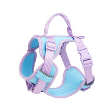 Hundegeschirr - Phoesky - Verstellbar - Atmungsaktiv - Bequem - Weich - Polyester - Größe L - Blau