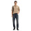 Hugo Boss (XL, Beige) Hugo Boss Mens Dusplito Split Logo T-Shirt 3