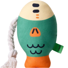 Phoesky pluche hondenspeeltje - Katoenen touw - Knoop - Interactieve geluiden - Verlicht verveling