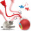 Smart Bouncing Ball - Phoesky - 57mm - Red - Silicone - Self-Forming - Interactive - Rolling 1