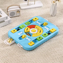 Phoesky miska pre pomalé kŕmidlo pre psov - štvorcové puzzle - proti uduseniu - interaktívne dávkovanie