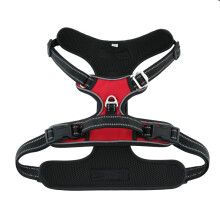 Hundegeschirr - Phoesky - Nylon - Größe XL - Reflektierende Brustweste - Leine