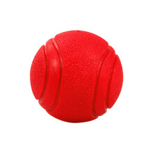 Gumová loptička pre psa - Phoesky - Červená - 6 cm - Elastická - Jednofarebná - Interaktívna
