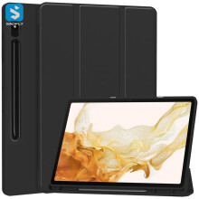 Tablet-Hülle aus PU-Leder - RNCYN - Samsung Galaxy Tab S9 Plus - Schwarz - TPU + PU - 12,4 Zoll - Schutzhülle - OPP-Beutel