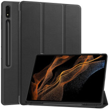 Hoesje voor Samsung Galaxy Tab S9 Ultra tablet - RNCYN - Ultradun - Penhouder - Drievoudig opvouwbaar