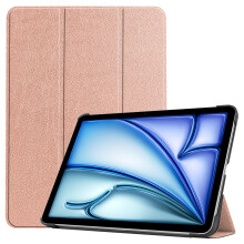 Beschermhoes voor iPad - RNCYN - Smartcover voor iPad Air 11 2024 - Stevig en duurzaam - PC Flip Cover