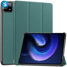 PU-leren tablethoes - RNCYN - Valbestendig - Effen kleur - Compatibel met Xiaomi iPad 6/6 Pro - PC + PU-materiaal