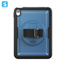 Robuuste iPad-hoes - RNCYN - Compatibel met de 10e generatie iPad 10,9 inch - Geïntegreerde penhouder - Standaard